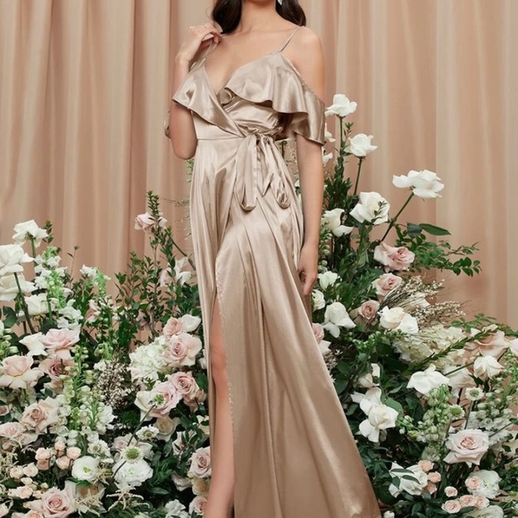 New Champagne Dress - Picture 3 of 8